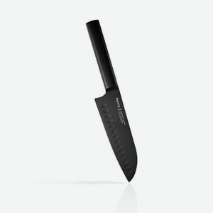 Нож сантоку Fissman shinto 18см с покрытием black non-stick coating