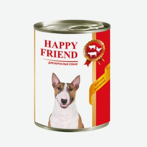 Влажный корм для собак Happy Friend Мясное ассорти 410 г