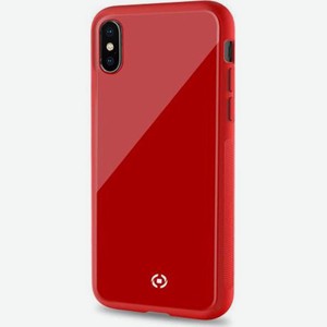 Чехол-накладка Celly Diamond для Apple iPhone XS красный