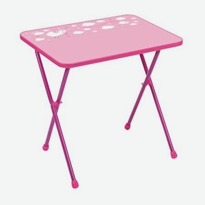 Стол детский складной  Алина  (ЛДСП, 60*45 см) , розовый, СА2Р