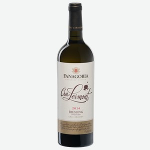 Вино Fanagoria Cru Lermont Рислинг белое сухое, 0.75л Россия