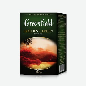 Чай Greenfield Golden Ceylon черный, 200г Россия