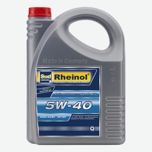 Масло полусинтетическое Swd Rheinol Primol Power Synth CS 5W-40 4 л