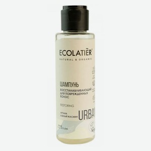 Шампунь для волос Ecolatier Восстанавливающий для поврежденных волос аргана и белый жасмин, 100 мл