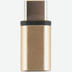 Адаптер-переходник Red Line Micro USB-Type-C золотой