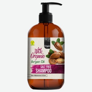 Шампунь для окрашенных волос DOXA беcсолевой с органическим аргановым маслом, 900 мл