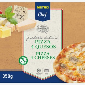 METRO Chef Пицца 4 сыра замороженная 27см, 350г Италия