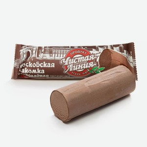 Мороженое Чистая Линия Лакомка в шоколадной глазури, 80г Россия