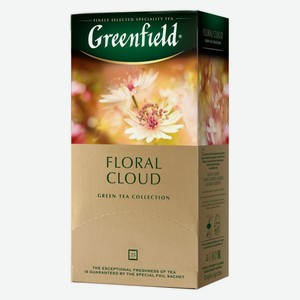 Чай зеленый Greenfield Floral Cloud в пакетиках, 25 шт., 37.5 г, картонная коробка