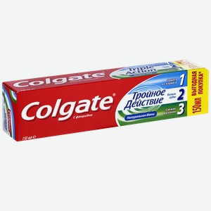 Паста зубная COLGATE®, Тройное действие, 150мл