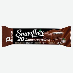 Батончик протеиновый Smartbar Protein двойной шоколад, 40г Россия