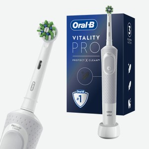 Зубная щетка Oral-B Vitality Pro электрическая белая Венгрия