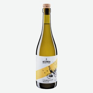Вино Neleman Chardonnay-Muscat белое сухое, 0.75л Испания