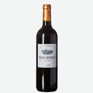 Вино Beau-Rivage красное сухое, 0.75л Франция