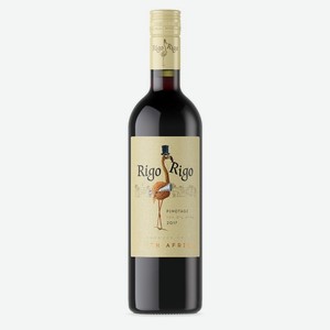 Вино Rigo Rigo Pinotage красное полусухое, 0.75л ЮАР