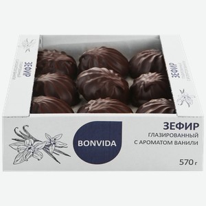 Зефир BONVIDA с ароматом ванили глазированный, 570г