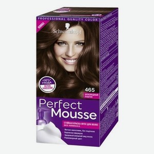 Стойкая крем-краска для волос Perfect Mousse 92,5мл: 465 Шоколадный каштан