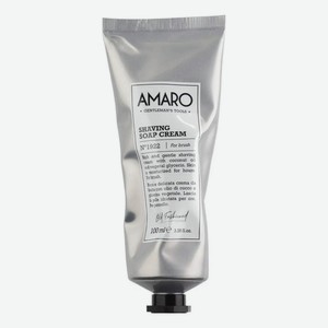 Крем-мыло для бритья с кокосовым маслом и глицерином Amaro Shaving Soap Cream No1922 100мл