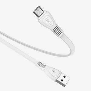 Дата-кабель Hoco X40 Noah, USB - MicroUSB, белый (11687)