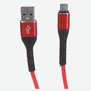 Кабель mObility USB – Micro USB красный