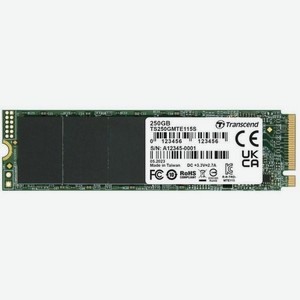 SSD накопитель Transcend 115S TS250GMTE115S 250ГБ, M.2 2280, PCI-E 3.0 x4, NVMe, M.2