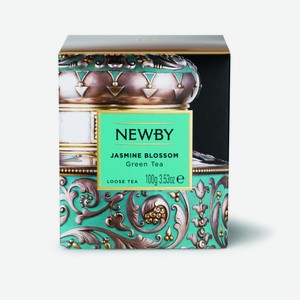Чай Newby Jasmine Blossom зеленый листовой, 100г Индия