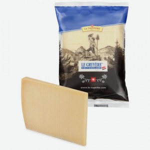 Сыр Le Superbe Le Gruyere полутвердый 50%, 195г Швейцария