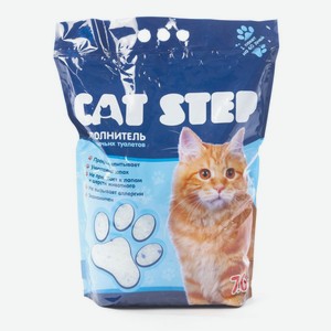 Наполнитель Cat Step для кошачьих туалетов силикагель