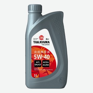 Масло синтетическое Takayama SAE 5W-40 1 л