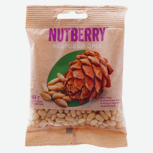 Орехи кедровые Nutberry, 40 г