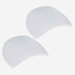 Плечевые накладки GAMMA втачные белые 10х14х1,5 см, 2 шт