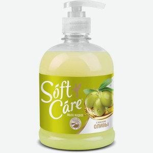 Мыло жидкое SOFT CARE 500гр. с маслом оливы