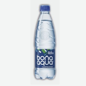 Вода БонаАква газированная 0,5 л