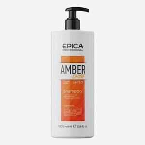 Шампунь для восстановления и питания волос с облепиховым маслом Amber Shine Organic Shampoo: Шампунь 1000мл
