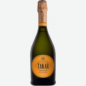 Вино игристое Takar, White Extra Brut 0,75l