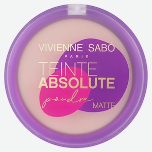 Пудра компактная Vivienne Sabo Teinte Absolute matte тон 02