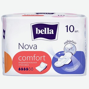 Гигиенические прокладки Bella Нова Комфорт 10 шт в пачке