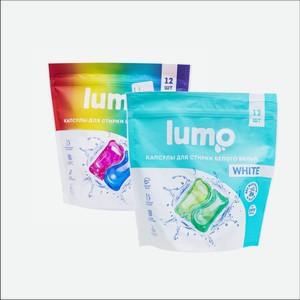 Капсулы для стирки  Lumo  для белого/для цветного 12шт