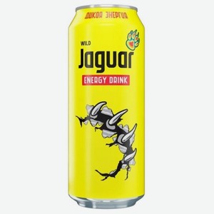 Энергетический напиток Jaguar Wild тропические фрукты, 0,5 л