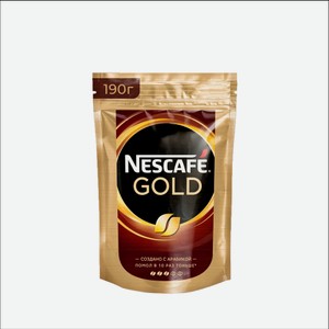 Кофе NESCAFE Gold NEW с доб. натурального 190гр