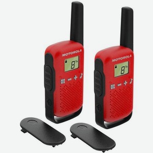 Комплект раций Motorola Talkabout T42 8кан. до 4км компл.:2шт AAA красный/черный (MT199)