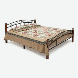 Кровать металлическая TC 91х144,4х210 см коричневая