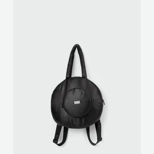 Сумка-рюкзак круглой формы черная Gulliver