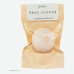 Спонж конжаковый для умывания с белой глиной Face Sponge
