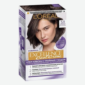 Крем-краска для волос Excellence Creme 270мл: 5.11 Светлый каштан