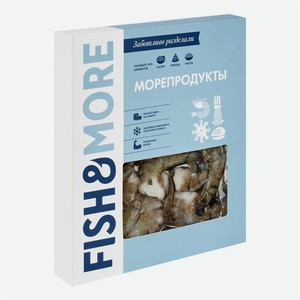Креветки Fish&More тигровые в панцире сыромороженые 300 г