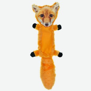 Игрушка для собак Chomper FurRealz Лиса плоская с шуршащим хвостом и пищалкой плюш 49 см