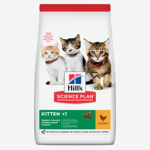 HILL`S 1,5кг Корм для котят Курица