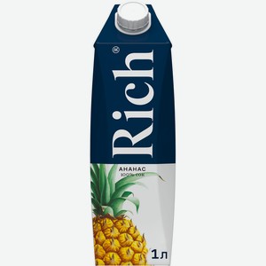 Сок Rich ананасовый восстановленный 1 л