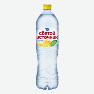 Вода питьевая Святой Источник негазированная со вкусом лимона 1,5 л